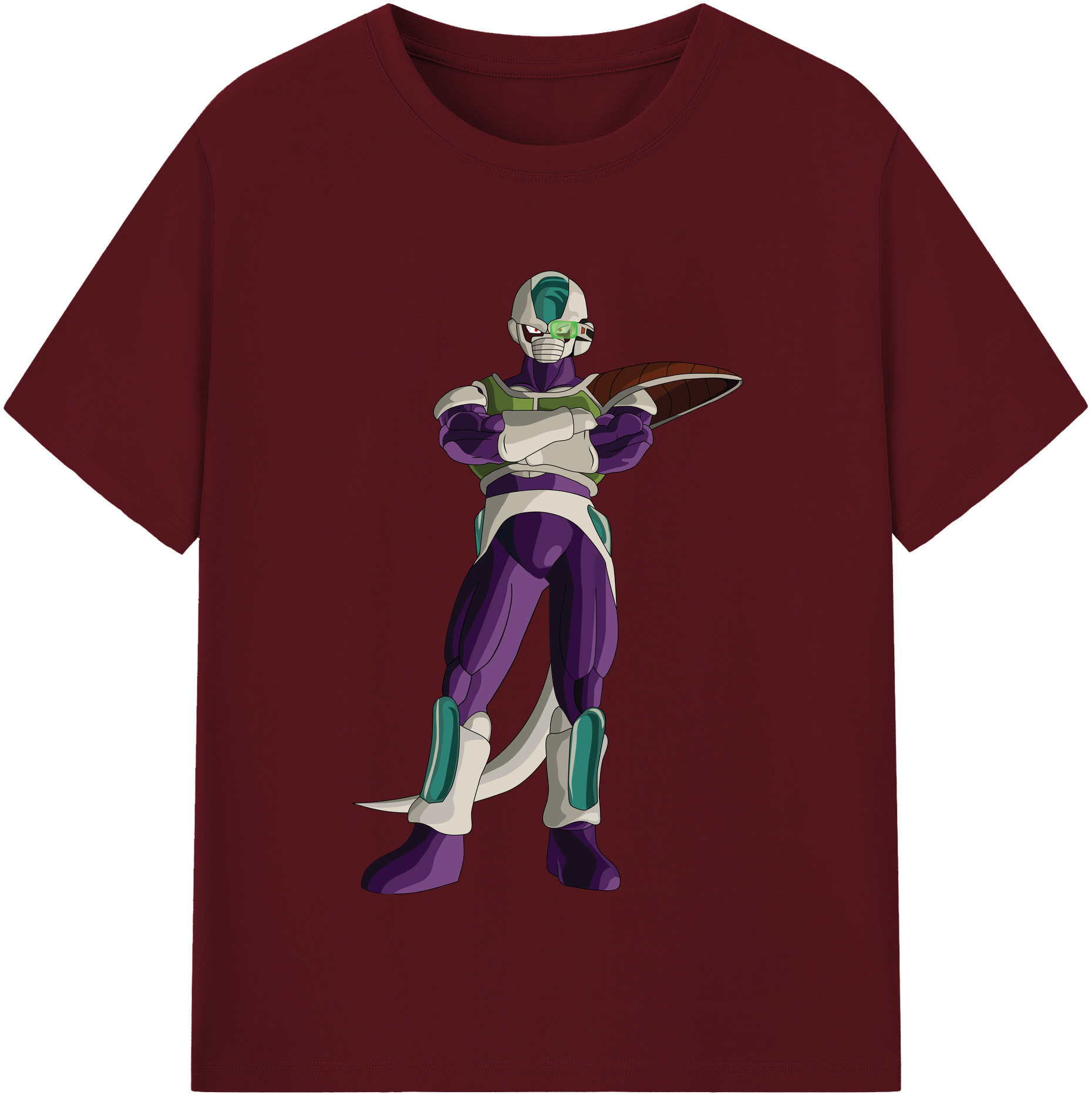 （画像用） ドラゴンボール フリーザ DRAGON BALL Frieza 綿100％半袖Tシャツ（フロントプリント）